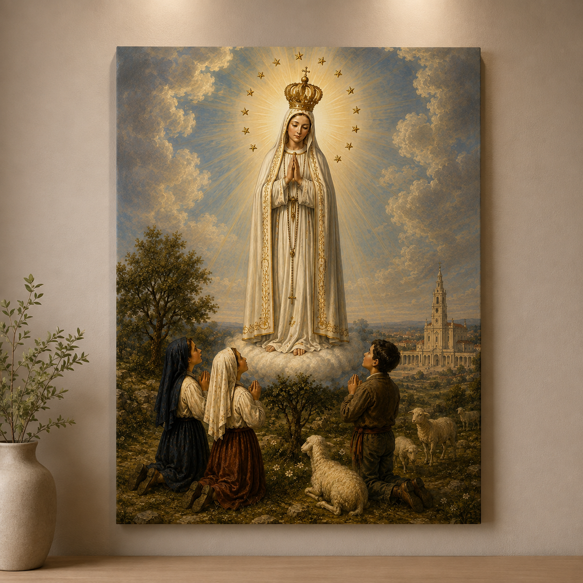 Cuadro Virgen de Fátima – Exclusivo