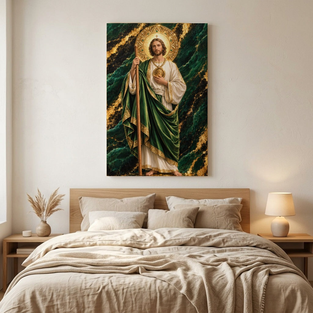 Cuadro San Judas Tadeo en habitación