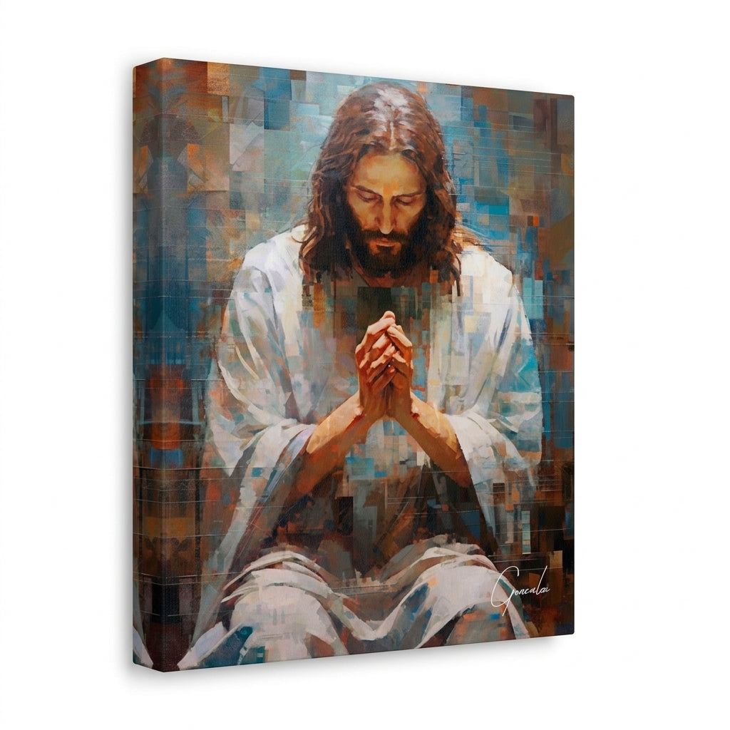 Cuadro Jesús en oración exclusivo