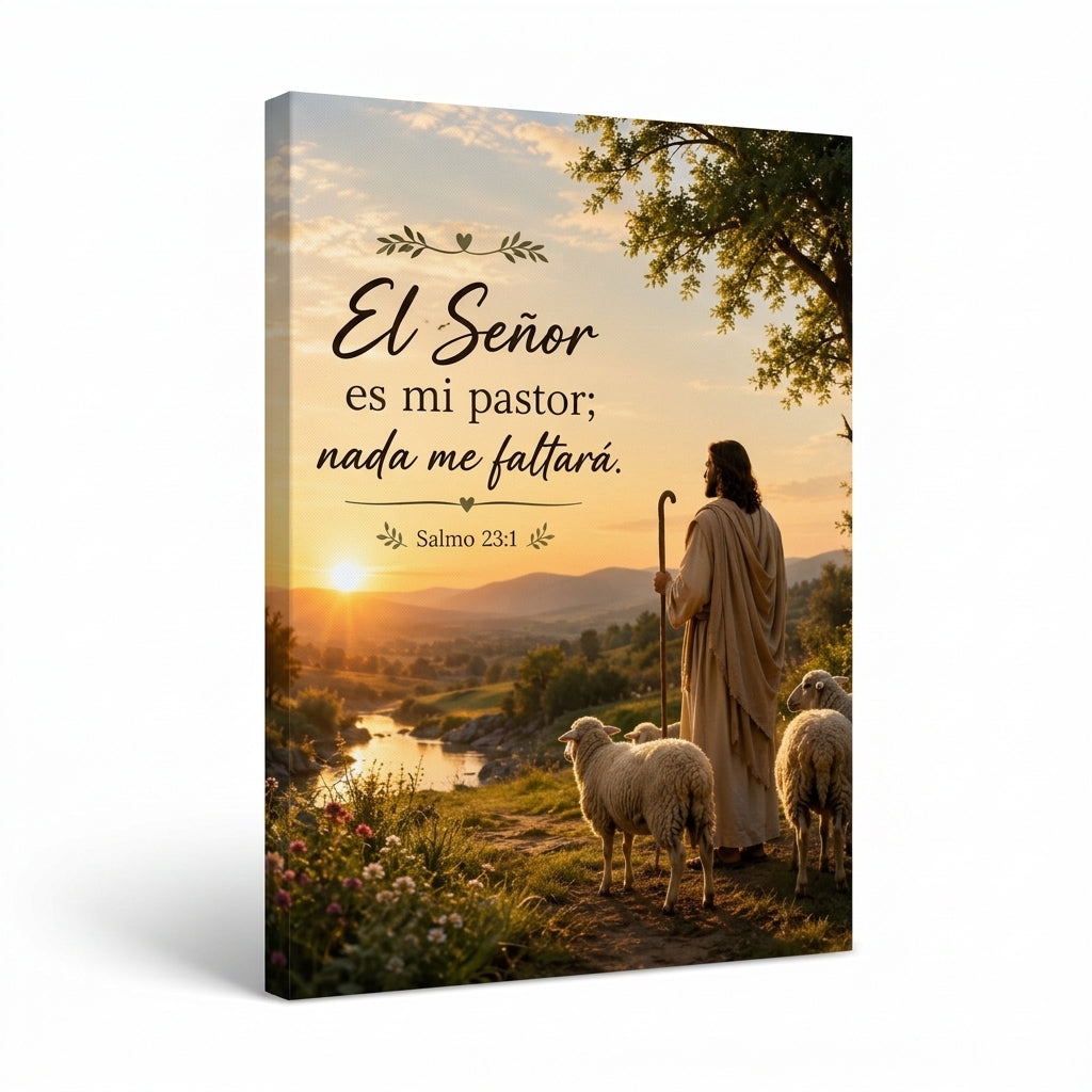 Cuadro El Señor es mi pastor Salmo 23 exclusivo