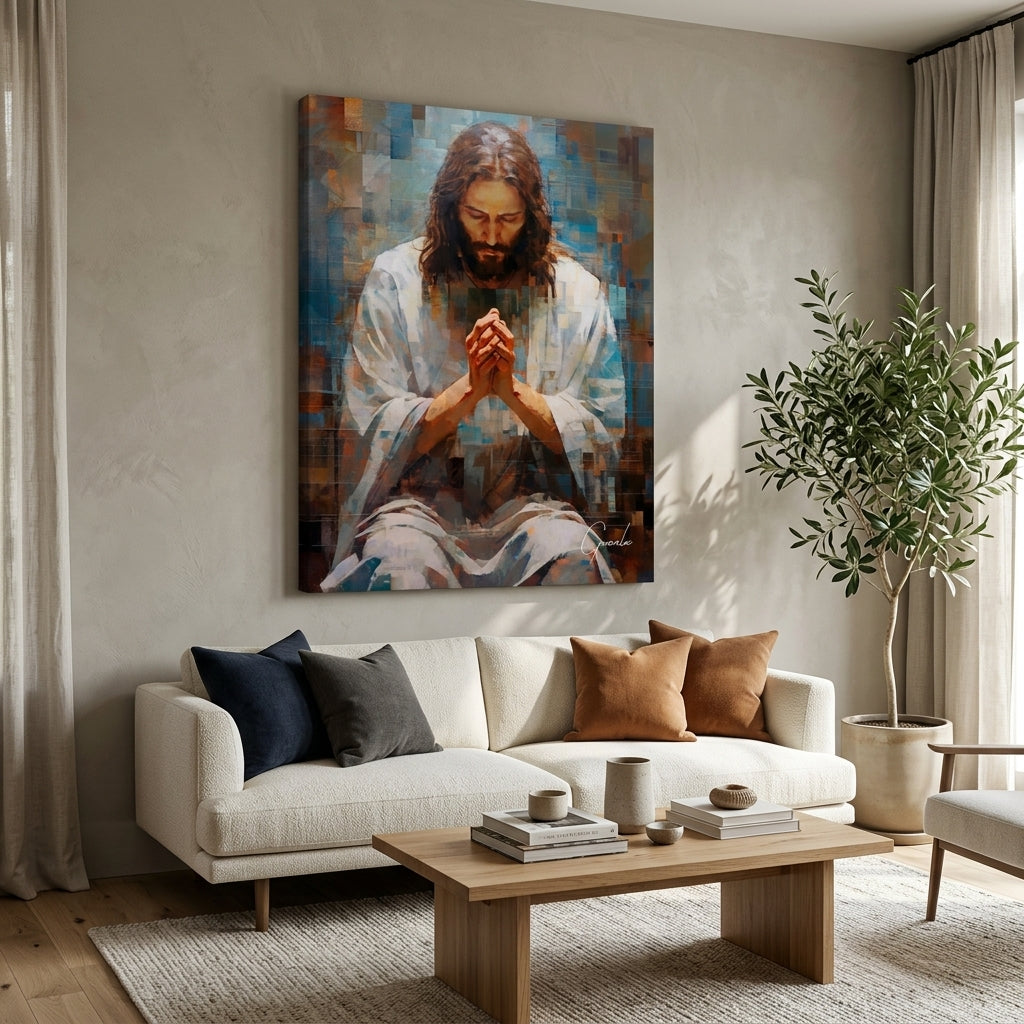 Cuadro Jesús en Oración – Exclusivo